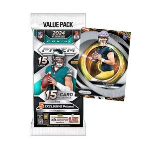 1X 2024 Panini PRIZM Football NFL Chrome Cello Retail Value Trading Card Fat Pac